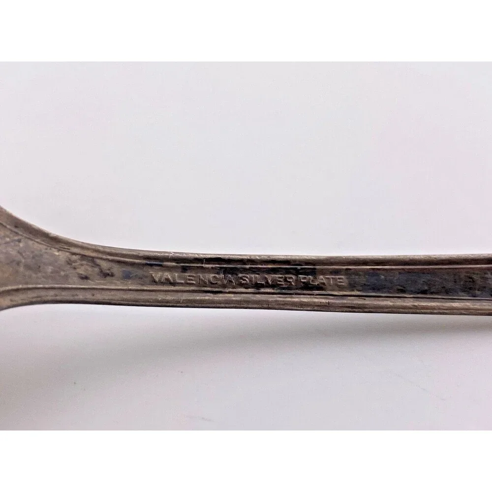 Vtg Valencia Silver Plate 8.5